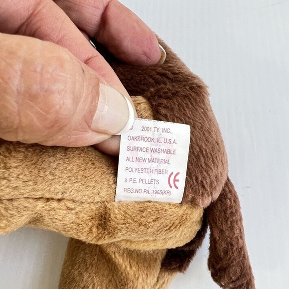 Beanie Baby Courage German Shepard NYPD First Responder Plush Dog TY NO TAG - Picture 8 of 8